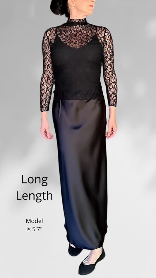 The Luna Satin Skirt