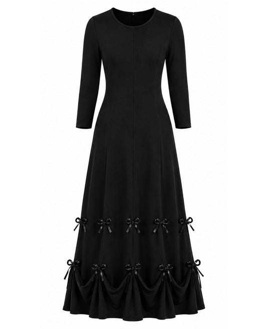 The Tied & True Dress | Adjustable Length Black Dress for Musicians