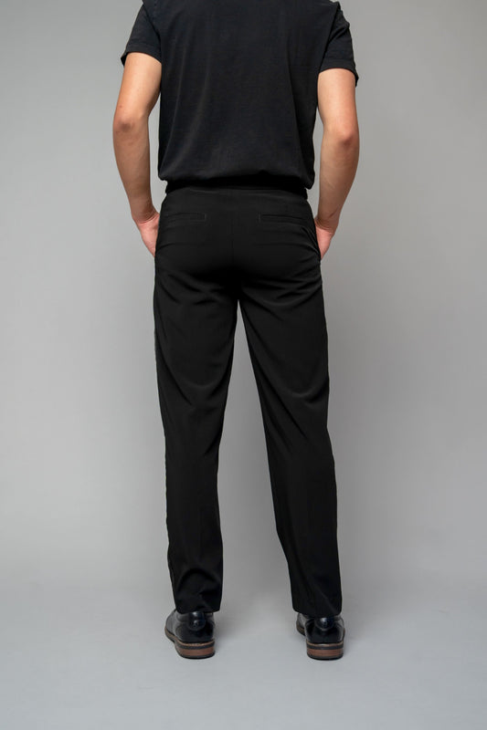 mens black tuxedo pants for musicians