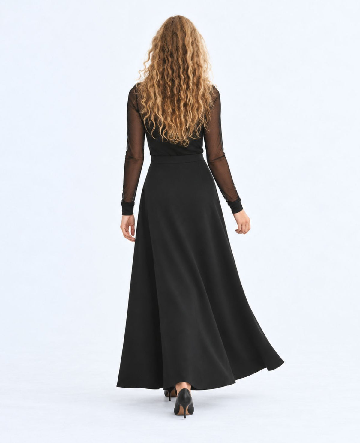 The Essential Concert Black Skirt | A-Line Skirt with Pockets for Musicians