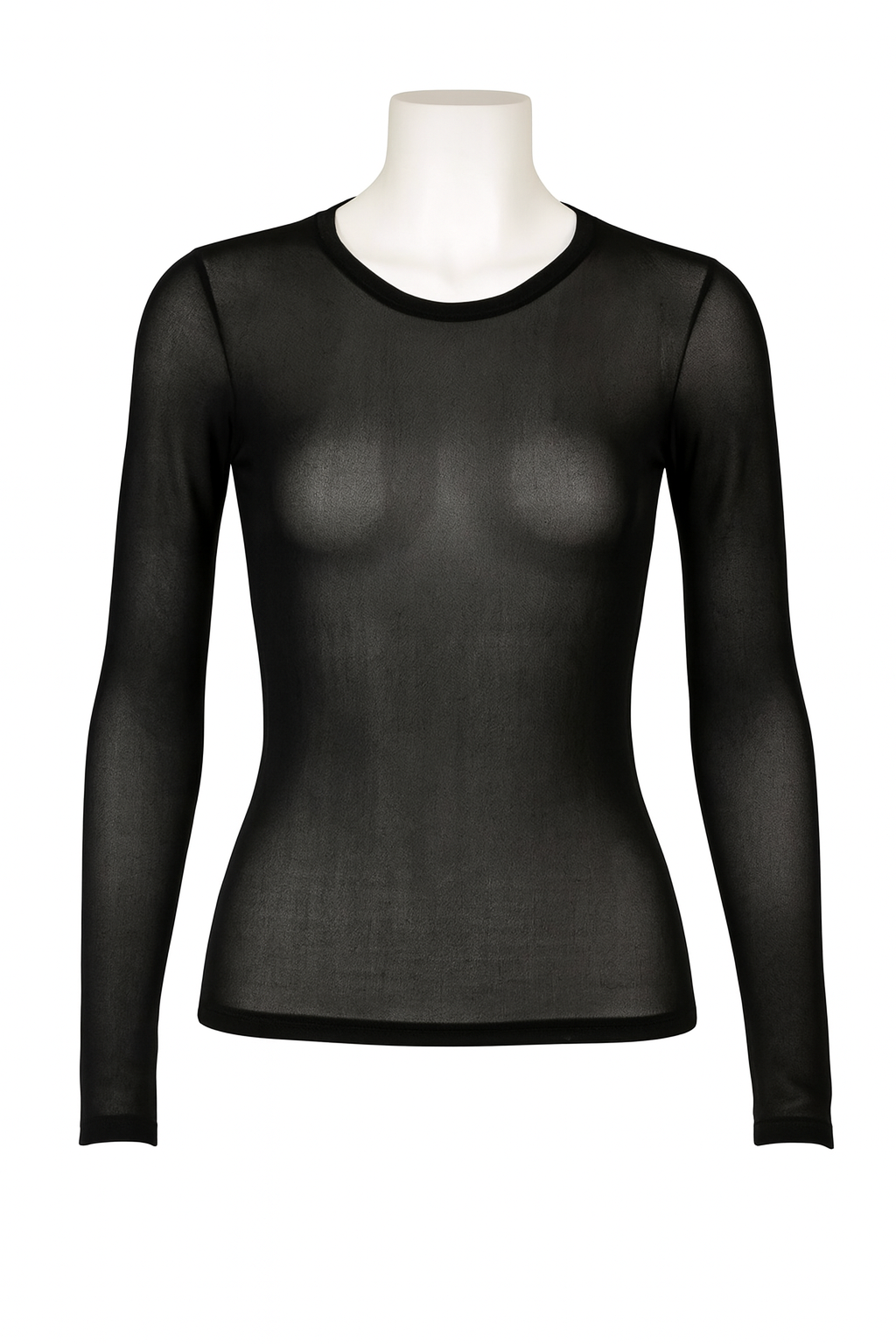 The Lucent Sheer Mesh Layering Top