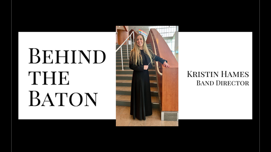Behind the Baton Blog Interview with Band Director Kristin Hames who wear Blackstrad Concert Attire