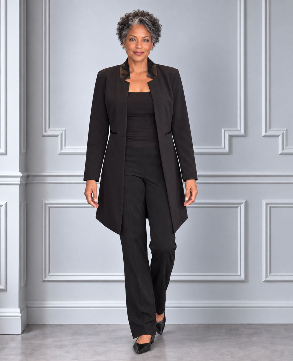 Long-line Blazer | Formal Jacket for Female Conductors