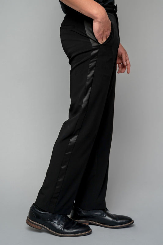 mens black tuxedo pants for musicians
