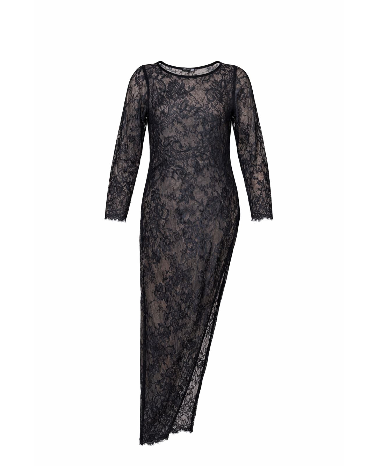 Slip Dress and Lace Overlay | Concert Black Dress Set for Musicians