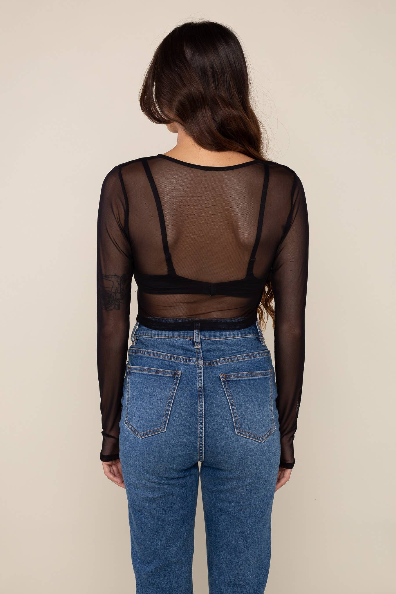 Mesh Wrap Top