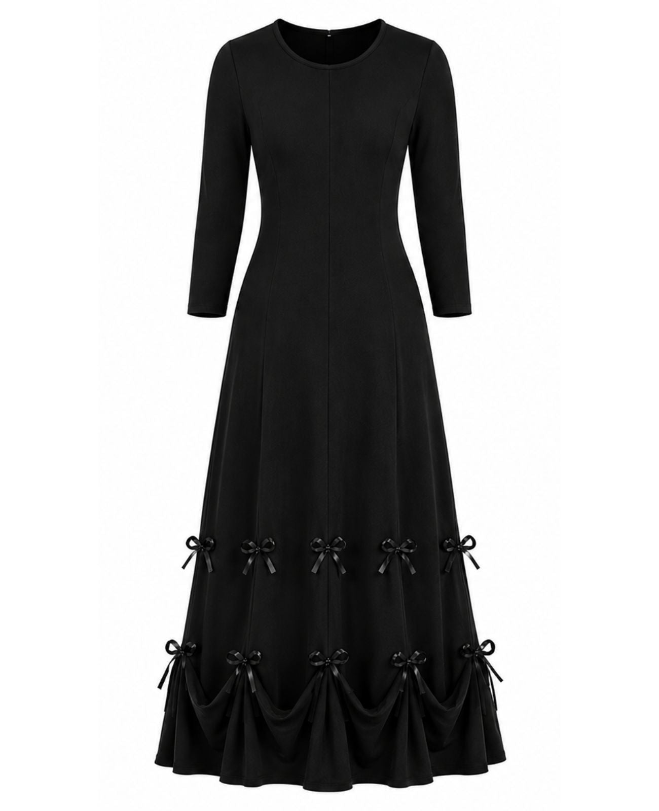 The Tied & True Dress | Adjustable Length Black Dress for Musicians