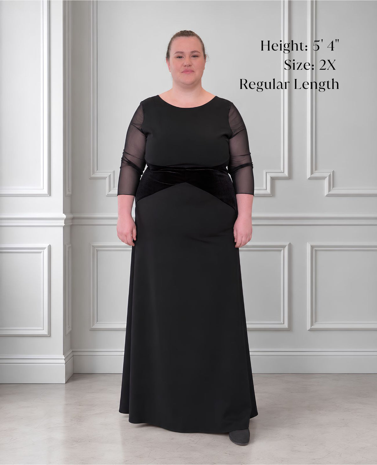 plus size choir dresses