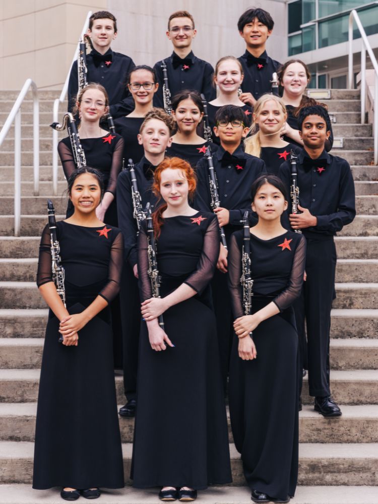 concert band uniforms in black
