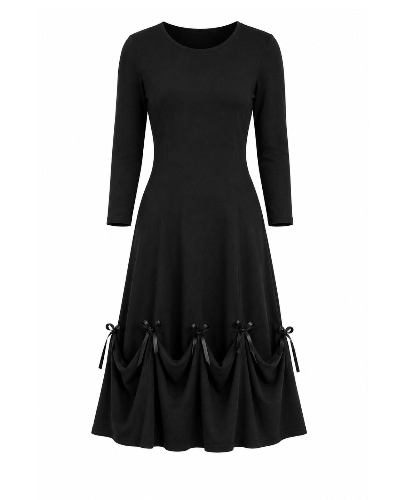 The Tied & True Dress | Adjustable Length Black Dress for Musicians