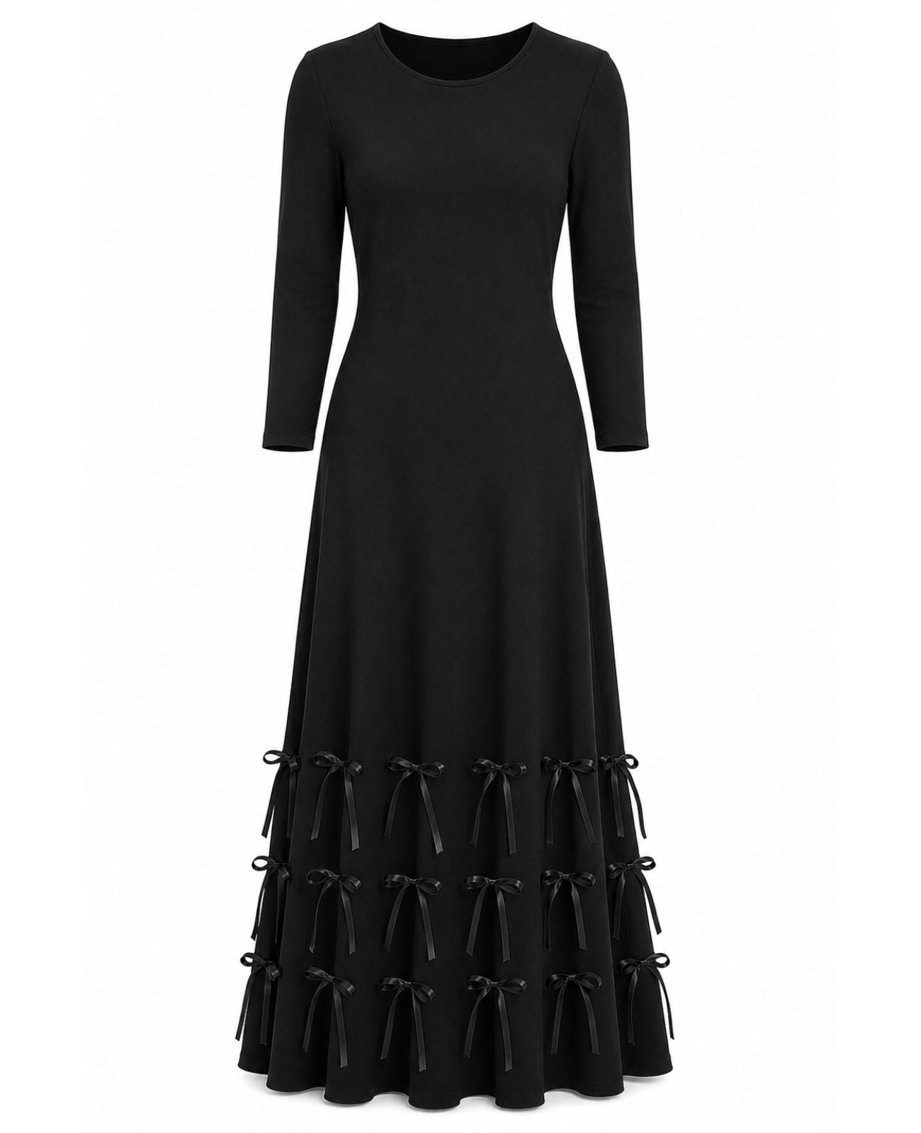 The Tied & True Dress | Adjustable Length Black Dress for Musicians