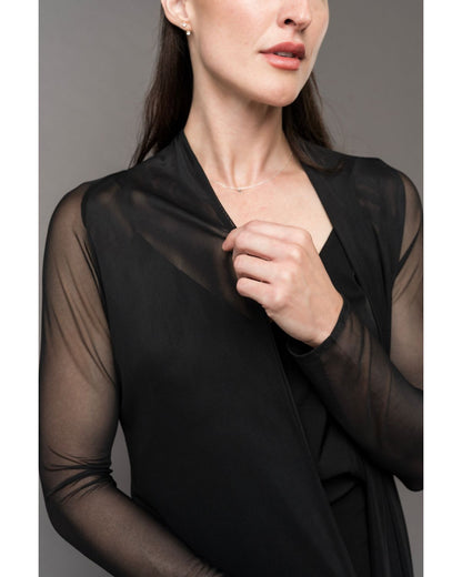 Mesh Cardigan