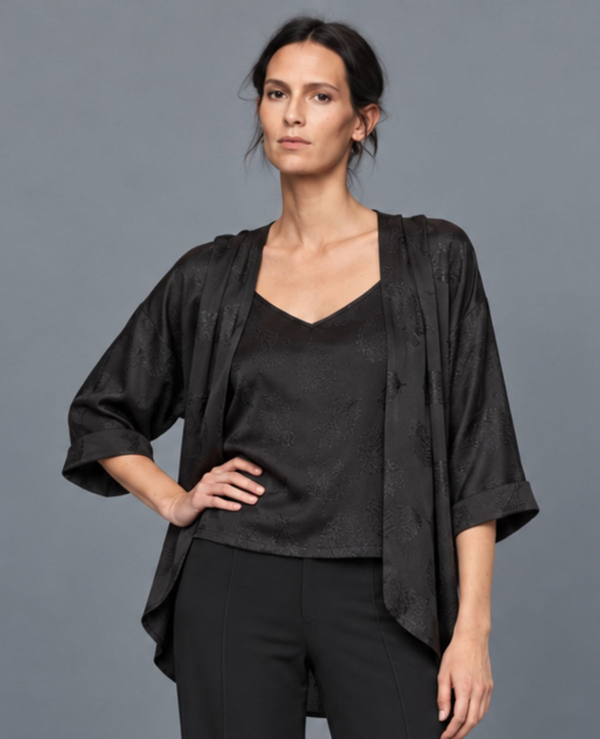 The Lakmé Jacquard Cardigan | Lightweight Jacket for Musicians