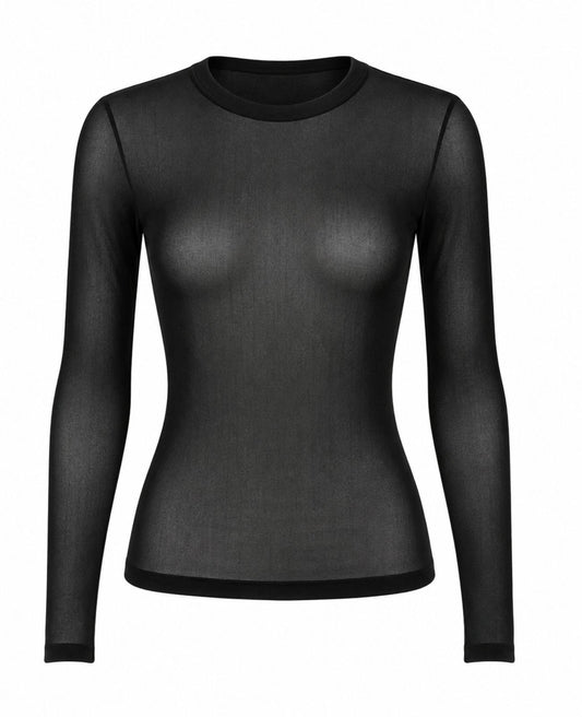 Cello Skirt and Mesh Top Set