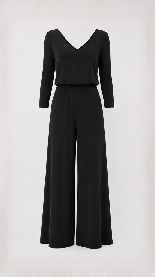 The Essential Jumpsuit | Concert Black Jumpsuit for Musicians