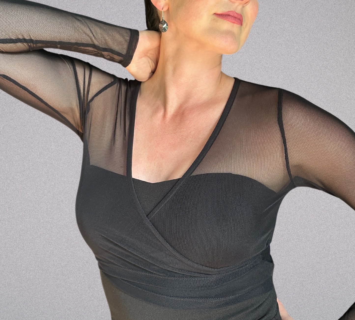 Mesh Wrap Top