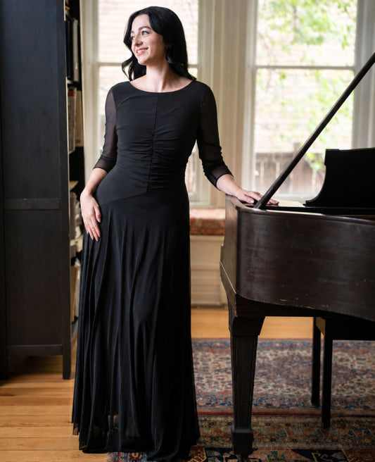 The Clara Dress | A-line Concert Black dress for Musicians in Choir and Orchestra